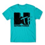 WTF Happend to Music Atoll Blue Men's T-shirt for Brand Parody, Funny