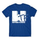 WTF Happend to Music Royal Blue Men's T-shirt for Brand Parody, Funny