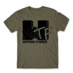 WTF Happend to Music Zinc Men's T-shirt for Brand Parody, Funny