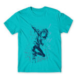 Yatogami Atoll Blue Men's Tee for Anime, Noragami