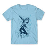 Yatogami Sky Blue Men's T-shirt for Anime, Noragami