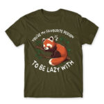 You are my lazy partner Army Men's T-shirt for Funny, Laziness