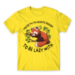 You are my lazy partner Lemon Men's T-shirt for Funny, Laziness