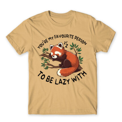 You are my lazy partner Sand Men's Tee for Funny, Laziness