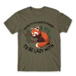 You are my lazy partner Zinc Men's T-shirt for Funny, Laziness