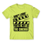 You are not at the cinema Apple Green Men's Tee for Badass, Funny