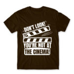 You are not at the cinema Chocolate Men's T-shirt for Badass, Funny