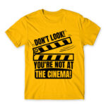 You are not at the cinema Gold Men's T-shirt for Badass, Funny