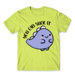 You can suck it Apple Green Men's Tee for Badass, Funny
