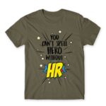 You can’t spell hero without HR Zinc Men's Tee for Human Resources, Work