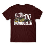 You got bamboozled! – Mirage Burgundy Men's T-shirt