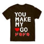 You make my heart go Chocolate Men's T-shirt for Anime, Otaku
