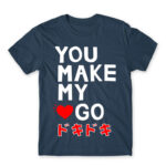 You make my heart go Denim Men's Tee for Anime, Otaku