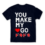 You make my heart go Navy Men's Tee for Anime, Otaku