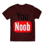You Noob Burgundy Men's T-shirt for Gaming, League Of Legends