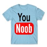 You Noob Sky Blue Men's T-shirt for Gaming, League Of Legends