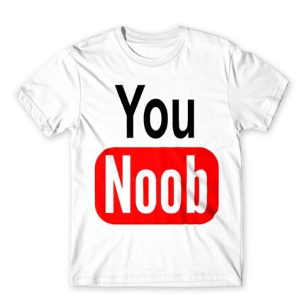You Noob White Men's T-shirt for Gaming, League Of Legends