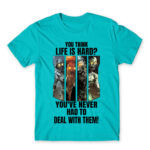 You think life is hard? – COD Atoll Blue Men's T-shirt