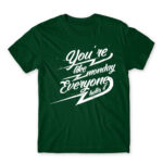 You’re like Monday Bottle Green Men's Tee for Badass, Funny