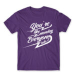 You’re like Monday Dark Purple Men's T-shirt for Badass, Funny