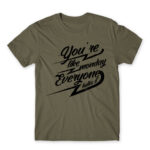 You’re like Monday Zinc Men's Tee for Badass, Funny