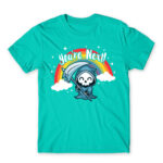 You’re next – Grim Turquoise Men's T-shirt for Cute Badass, Funny