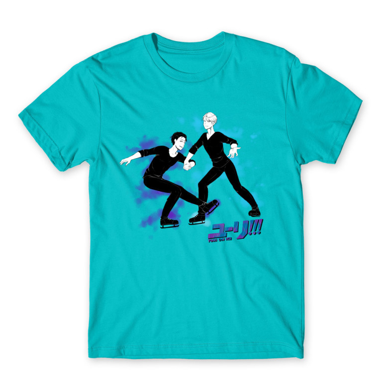 Yuri on Ice – Viktuuri Atoll Blue Men's Tee for Anime, Yurion Ice