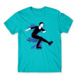 Yuti on Ice – Yuuri Atoll Blue Men's T-shirt for Anime, Yurion Ice