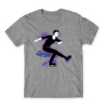 Yuti on Ice – Yuuri Grey Melange Men's T-shirt for Anime, Yurion Ice
