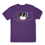 Zhongli stripe Dark Purple Men's T-shirt