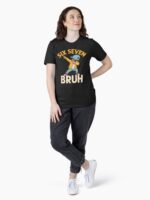 67 Meme 6 7 Numbers Dabbing Six Seven Bruh Funny Boys Kids Unisex T-Shirt - Image 4