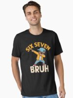 67 Meme 6 7 Numbers Dabbing Six Seven Bruh Funny Boys Kids Unisex T-Shirt