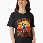 67 Meme 6 7 Numbers Dabbing Six Seven Bruh Funny Boys Kids Unisex T-Shirt