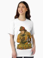 Action Hero Firefighter Unisex T-Shirt