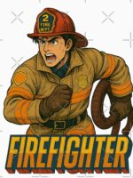 Action Hero Firefighter Unisex T-Shirt
