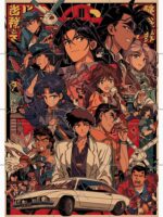 Action Packed 90s Anime Collage Unisex T-Shirt