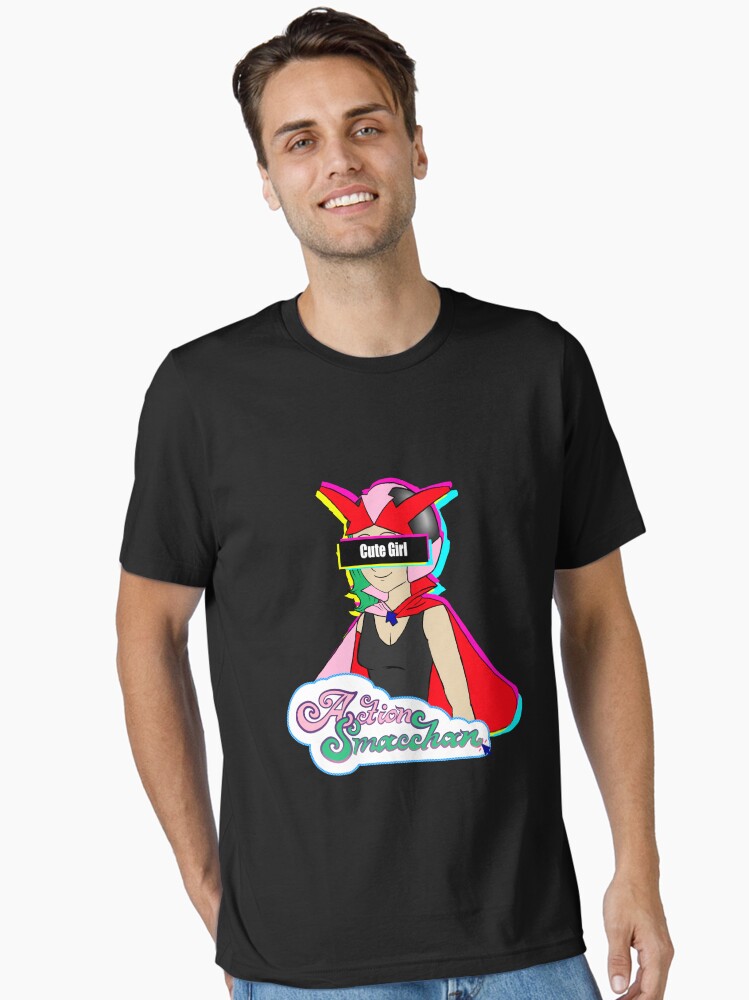 Action Smacchan Cute Girl Censored Unisex T-Shirt