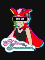Action Smacchan Cute Girl Censored Unisex T-Shirt