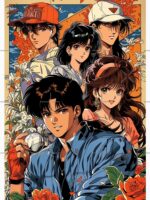 Action Vintage Anime Character Group Unisex T-Shirt