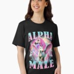Alpha Male Unicorn Funny Meme Unisex T-Shirt