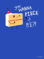 Angry Cake Unisex T-Shirt - Image 7