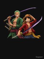 Anime Warrior Duo With Swords Unisex T-Shirt