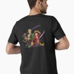 Anime Warrior Duo With Swords Unisex T-Shirt
