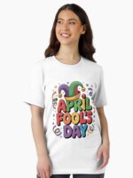 April Fools Day Funny Joke Graphic Unisex T-Shirt - Image 2