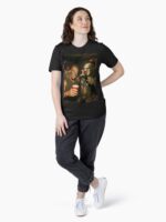 Arnold Schwarzenegger & The Predator - a candid paparazzi-style photo Unisex T-Shirt - Image 4