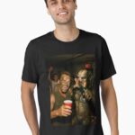 Arnold Schwarzenegger & The Predator - a candid paparazzi-style photo Unisex T-Shirt