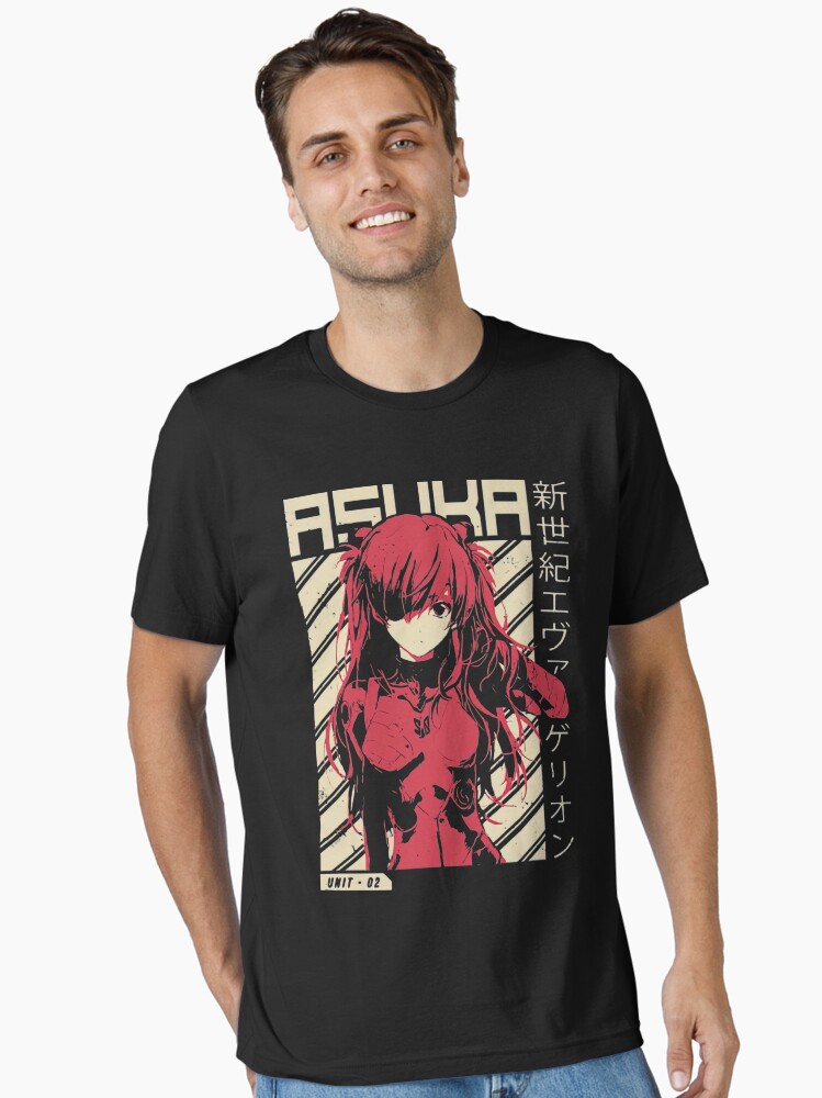 Asuka Evangelion - Asuka Poster Anime Unisex T-Shirt Asuka Evangelion - Asuka Poster Anime Unisex T-Shirt