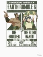Avatar: The Last Airbender Boulder VS Blind Bandit Poster Unisex T-Shirt