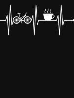 Bicycling Shirt Coffee Lover Cycling Biking Funny Biker Unisex T-Shirt - Image 7