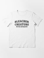 Bleacher creature with opinions, funny Sports,Game Day Unisex T-Shirt - Image 3